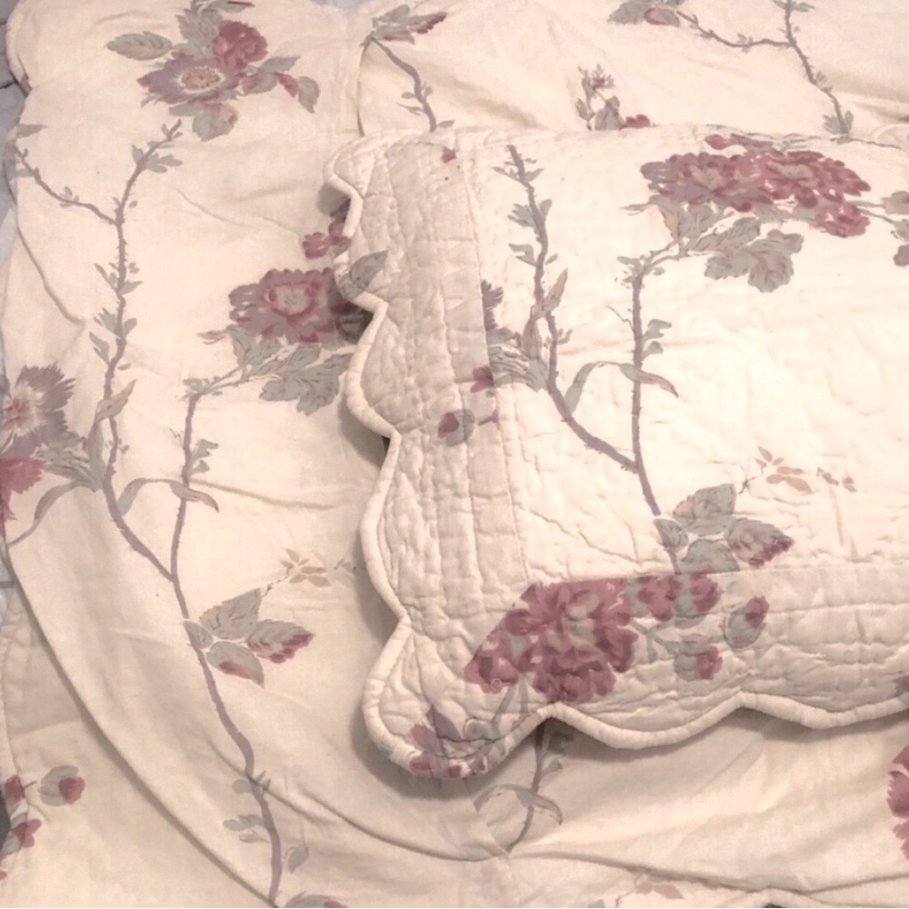 NWOT Euro Pillow Shams cotton set NWOT